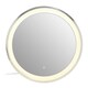 image 3 of Interiors by Premier Illuminated Silver Round Mirror Silver