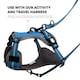 image 10 of HugglePets Activity & Travel Dog Harness Blue | XL
