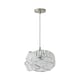 image 1 of ValueLights Hudson Silver Ceiling Pendant Shade Clear