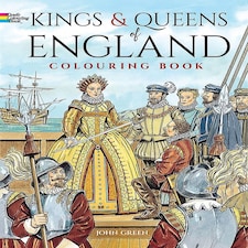 Kings and Queens of England Coloring Book by John Green