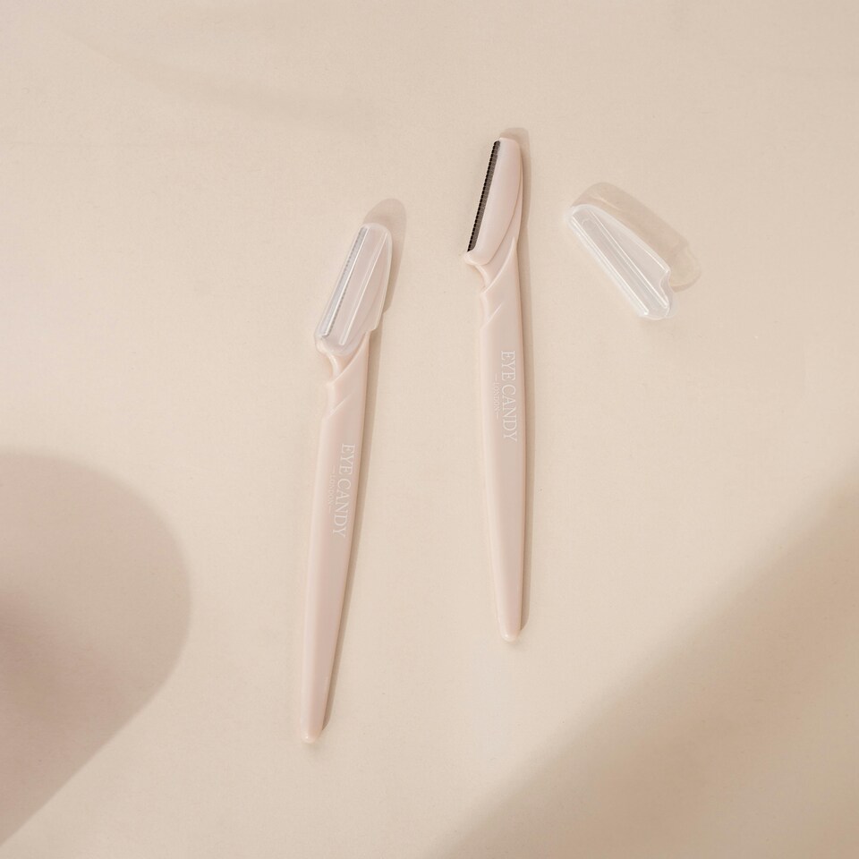 image 1 of Eye Candy Angled Brow Razor Duo