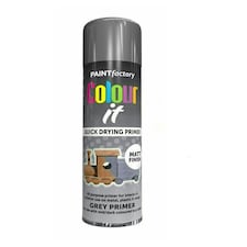 Primer Spray Paint Aerosol Auto Car Wood Metal 250ml Grey | Primer