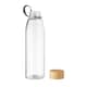 image 2 of MidOcean Fjord Bamboo 500ml Water Bottle - Transparent - One Size Clear | One Size