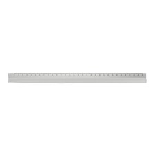 MidOcean Tria Aluminium Ruler - Matt Silver - One Size