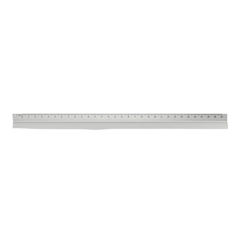 image 1 of MidOcean Tria Aluminium Ruler - Matt Silver - One Size