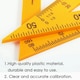 image 8 of 50cm Plastic Classroom Set Square Ruler with Removable Handle