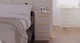 image 7 of Helmsley 3 Drawer Bedside Cabinet in Kashmir Matt (Ready Assembled) | Cream | Kashmir Matt