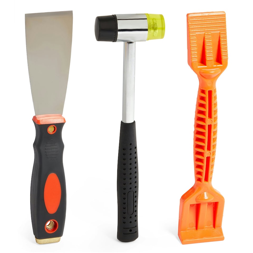 image 1 of Vonhaus 3pcs Window Glazing Tool Kit for Glazing, deglazing & beading
