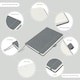 image 5 of Notes London A5 Italian Styled Moretti Notebook Light Grey