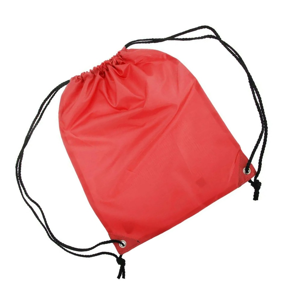 image 1 of Shugon Stafford Plain Drawstring Tote Bag - 13 Litres - Classic Red - One Size Red | One Size