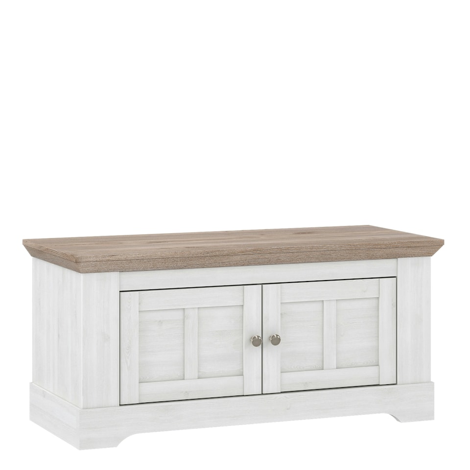 image 1 of Illopa Storage Bench in Oak Nelson/Snowy Oak