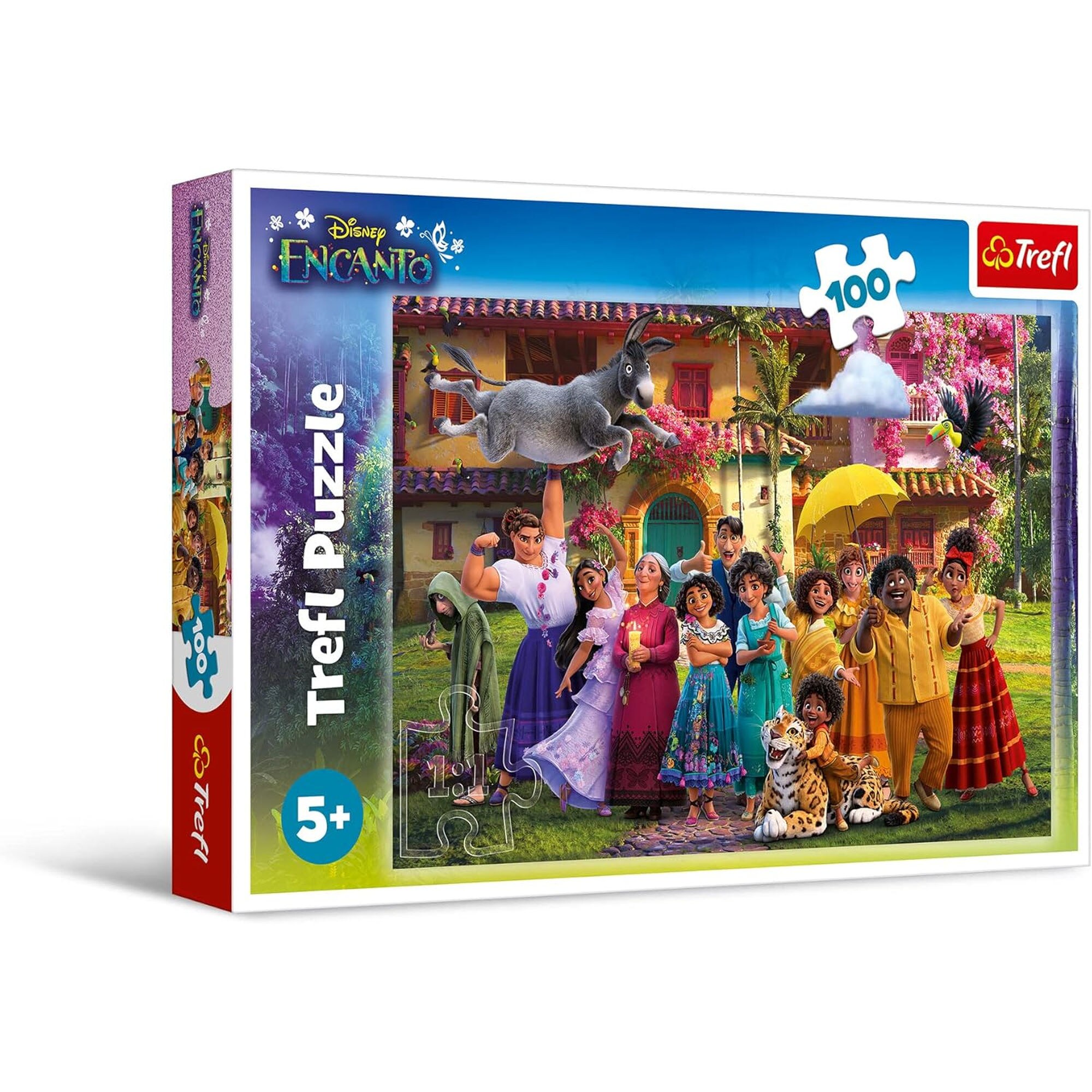 Disney Encanto 100 Piece Jigsaw Puzzle Childrenâs Colourful Puzzle Game Kids Educational Puzzle 41 x 27.5cm
