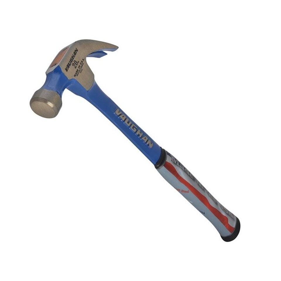 Vaughan Curved Claw Hammer, Solid Steel - Multi Colour - 570g (20oz)