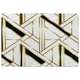 image 1 of Golden Art Deco (Rug) Multi | Small: 60x110cm