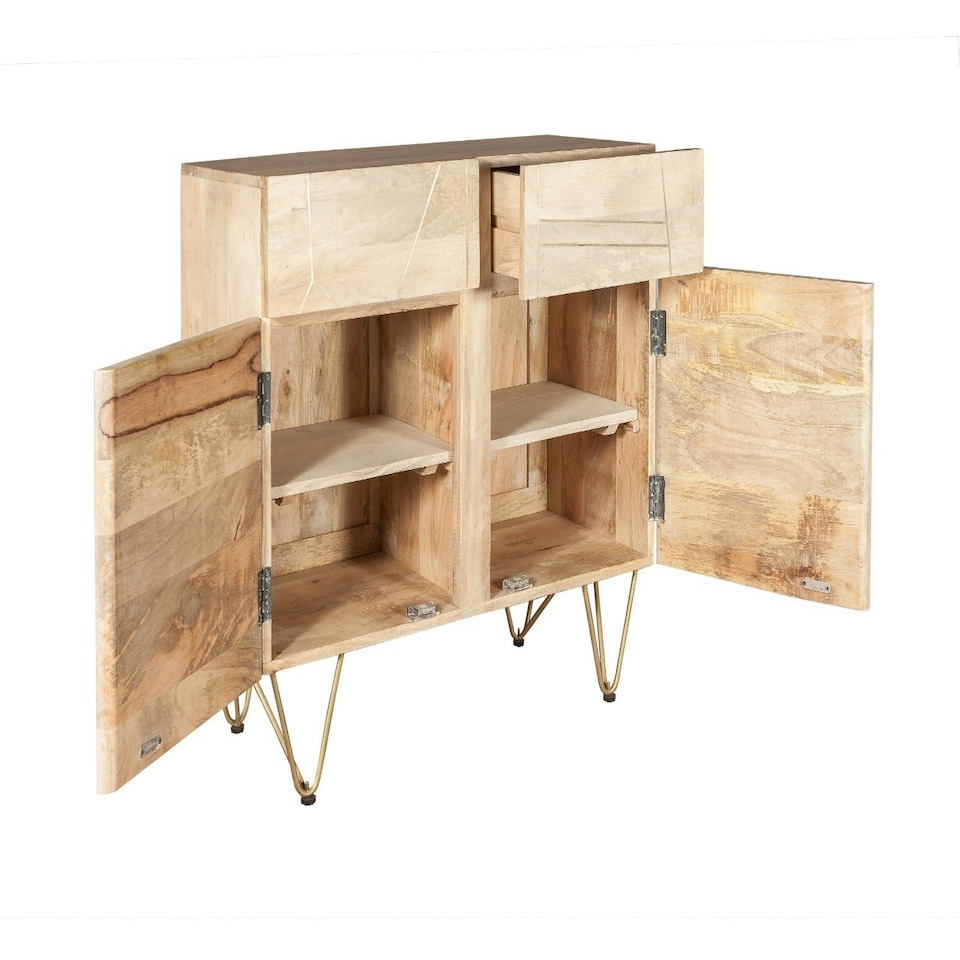 image 1 of Small Sideboard Barbuto Light Mango Brown