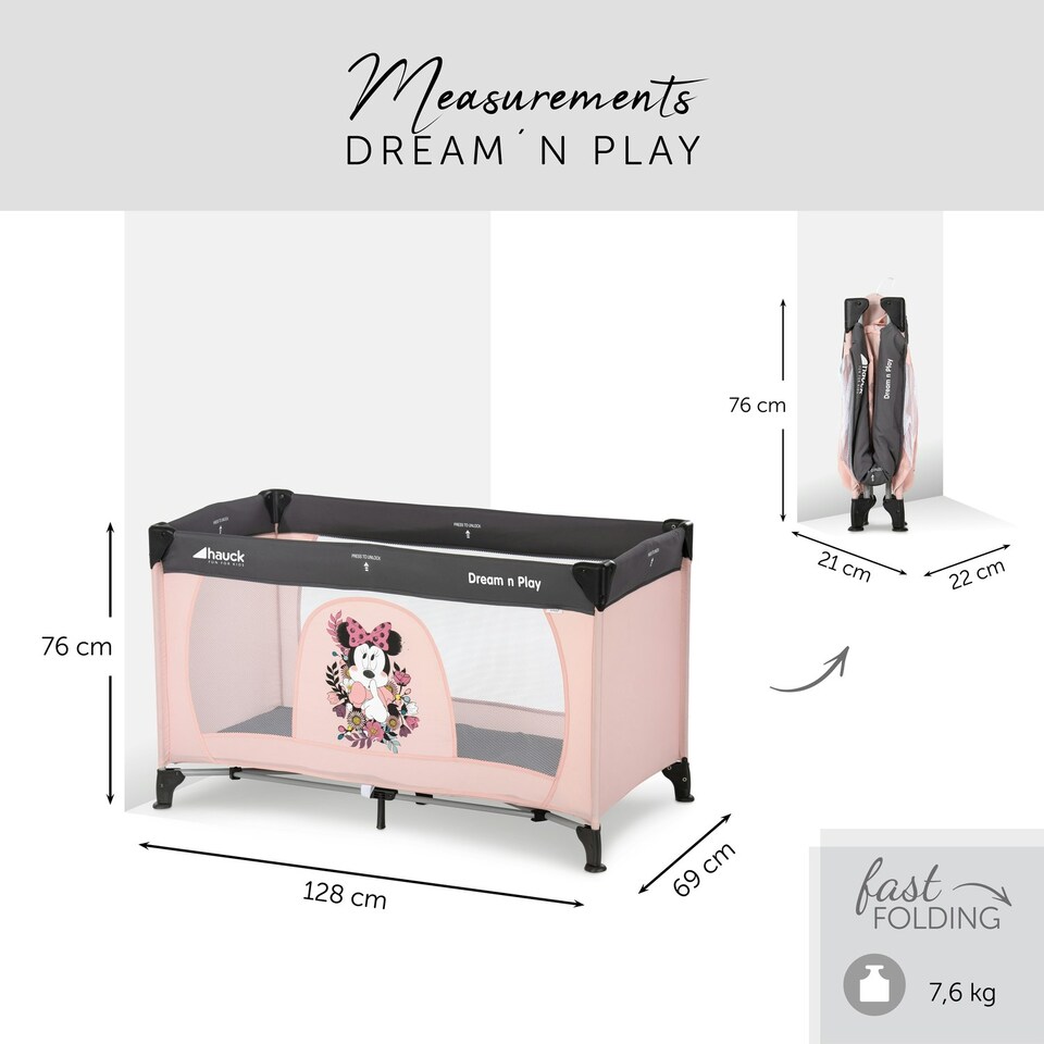image 1 of Hauck Disney Dream N Play - Minnie Sweetheart