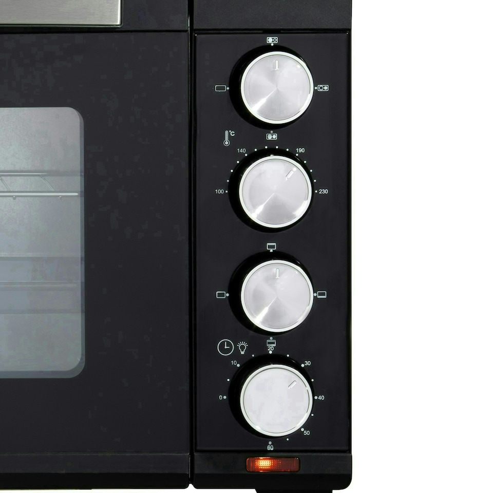 image 1 of Daewoo 1500W, 32L Capacity Mini Electric Oven with 1000W and 600W Hot Plates