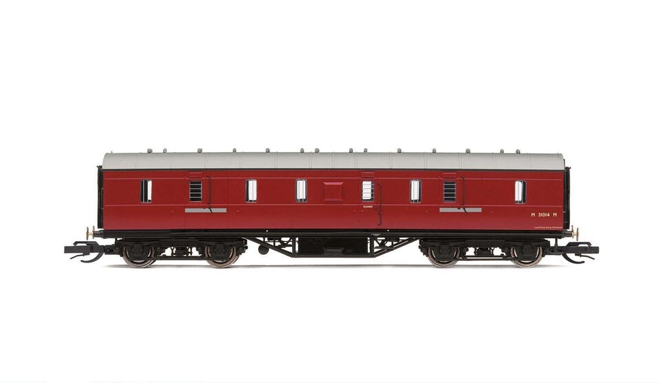 Hornby TT:120 50' Passenger Brake Coach M31014M BR
