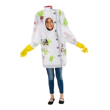 Bristol Novelty Childrens/Kids Headless Scientist Costume - White/Black/Green - 5-6 Years 5