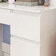 image 2 of White Dressing Table Hollywood LED Mirror Makeup Desk Vanity Table Bedroom Furniture White
