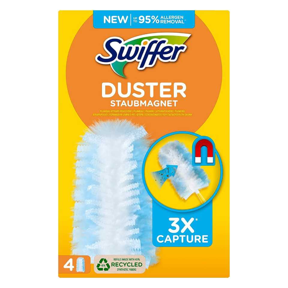 Swiffer Dust Magnet Refill Dusters - 4 Refill Dusters (Fits Flash Dusters)