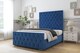image 2 of Sloomy Watson Navy Plush Bed Frame With Mattress With 50" Upholstered Headboard 3' Single