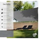image 2 of Shade Sail - rectangular with UV protection 50, water-repellent, grey | Grey | grey | 5.4 x 5.4 m | 1