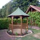 image 2 of Chopin Large Gazebo with Trellis Panels - Pressure Treated Timber - L354 x W354 x H333 cm