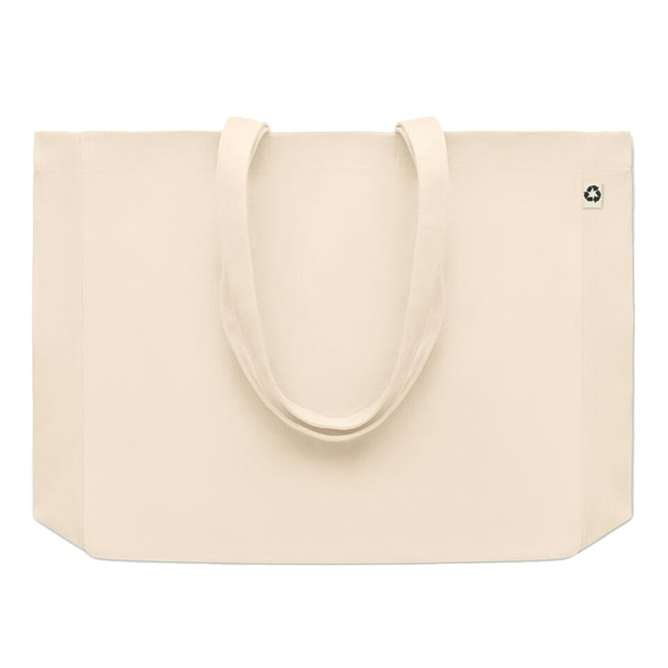 image 1 of MidOcean Respect Recycled Canvas Bag - Beige - One Size Brown
