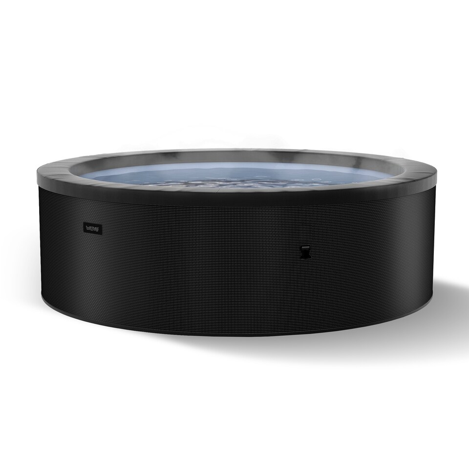 image 1 of Wave Tahoe 6 Person Eco Foam Hot Tub, Charcoal Black