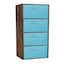 Rustic Brown & Sky Blue