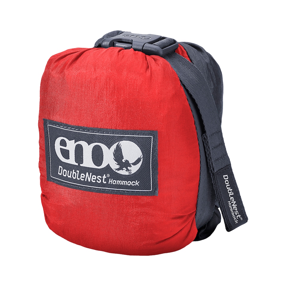 image 1 of DoubleNest Hammock - Lightweight Durable Portable Camping Hammock | Red | Red