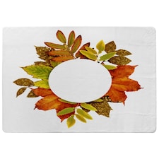 Circled Autumn Leaves (Rug) Multi | XL: 160x230cm