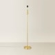 image 4 of ValueLights Marissa Brushed Gold Stacked Ball Freestanding Floor Lamp Base | Gold
