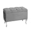 Grey Plush Velvet