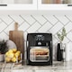 image 2 of HOMCOM 12L Air Fryer Oven with 8 Preset Modes Rapid Air Circulation 1800W Black