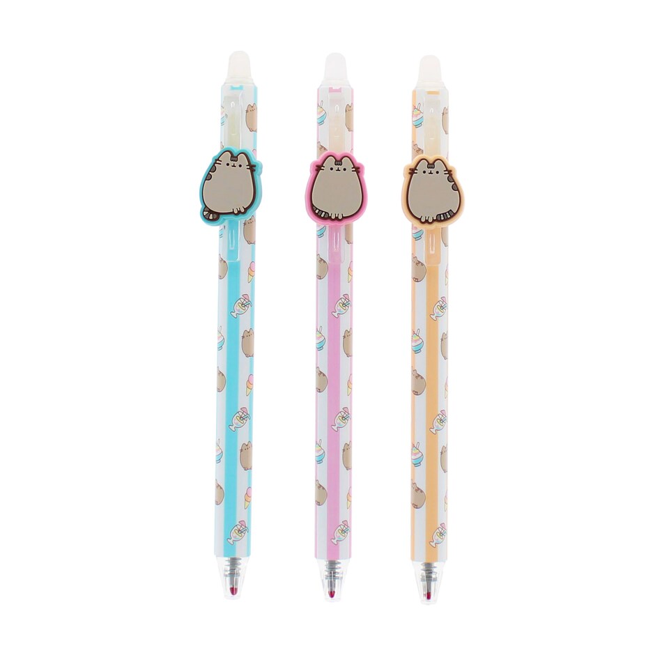 image 1 of Pusheen Erasable Gel Pen - Set of 3