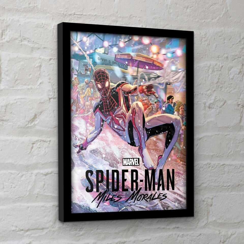 image 1 of Spider-Man (Reflection) Framed 30x40cm Print
