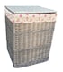 image 3 of Square Laundry Basket Set 2 With Garden Rose Lining | Multi | Garden Rose