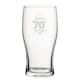 image 1 of Personalised Happy 70th Birthday Engraved Novelty Tulip Pint Glass