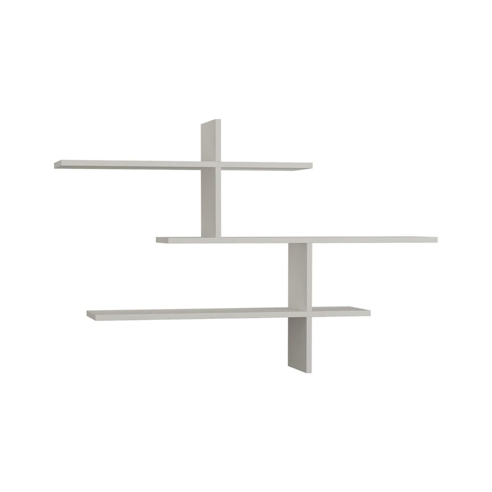 image 1 of Decortie Leo Wall Shelf 123x22x81cm White