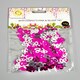 image 3 of 2 Packs of 14g Pink Happy 90th Birthday Confetti