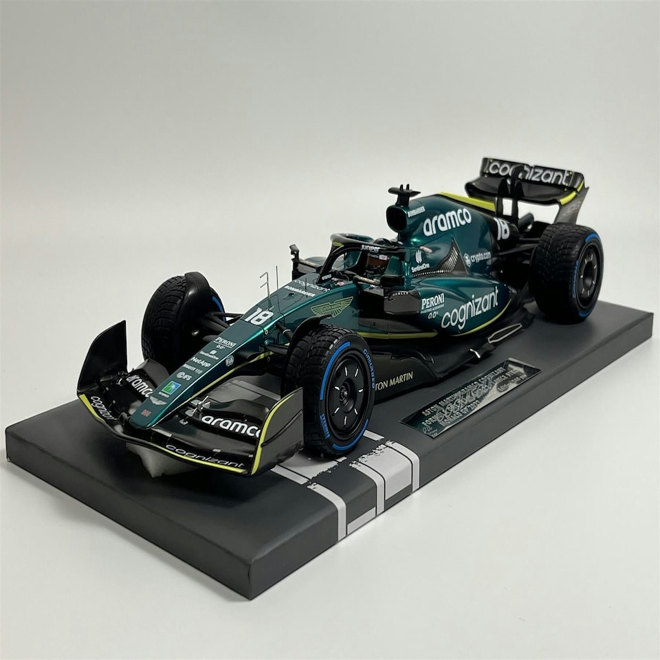 image 1 of Lance Stroll Aston Martin Aramco Cognizant Formula One Team AMR22 Monaco GP 2022 1:18 Minichamps 117220118