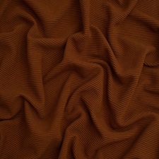 Minerva Core Range Brown Baby Soft Cotton Ottoman Rib Stretch Knit Fabric for Dressmaking, 150cm / 59" Wide - per metre