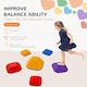 image 3 of AIYAPLAY Balance Stepping Stones, 6-Piece Sensory Toy for Ages 3-8 Years
