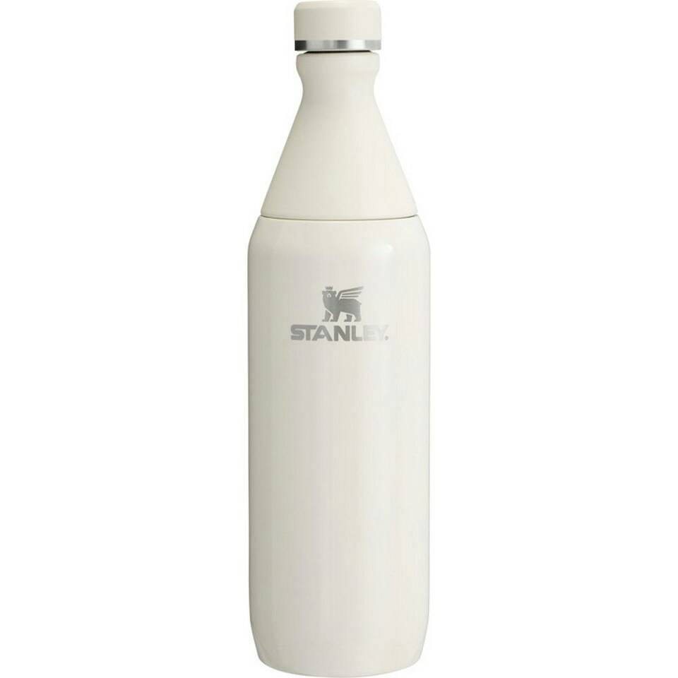 image 1 of Stanley All Day Slim 600ml Water Bottle - Cream - One Size