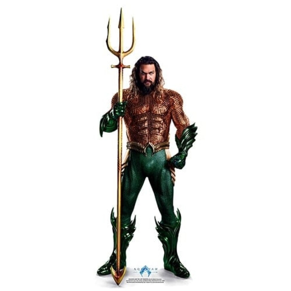 Aquaman and the Lost Kingdom Jason Momoa Star Mini Cardboard Cutout 93cm