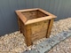 image 2 of Prestbury Raised Square Large Planter - Timber - L47.5 x W47.5 x H42 cm - Minimal Assembly Required | Brown