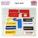 image 3 of Slot Car Scenery Track Side Tyre Wheel Rack White with Logos 1:32 WASP