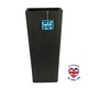 image 1 of Tall Tapered Black Light Concrete Garden Planter H65 L32 W32 cm, 67 ltrs Cap.